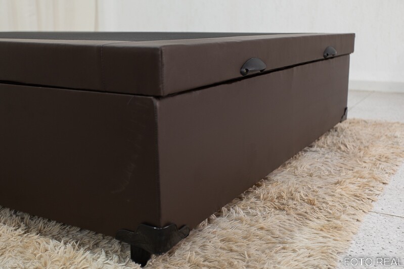 Box Baú Casal Eli Korino Bege Blindado 138x188x42 - Nature